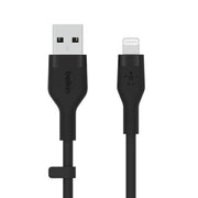 Belkin BoostCharge Flex USB-A Kabel mit Lightning Connector (1m, Schwarz)