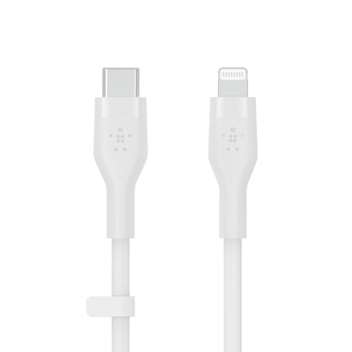 Belkin BoostCharge Flex USB-C Kabel mit Lightning Connector (2m, Weiß)