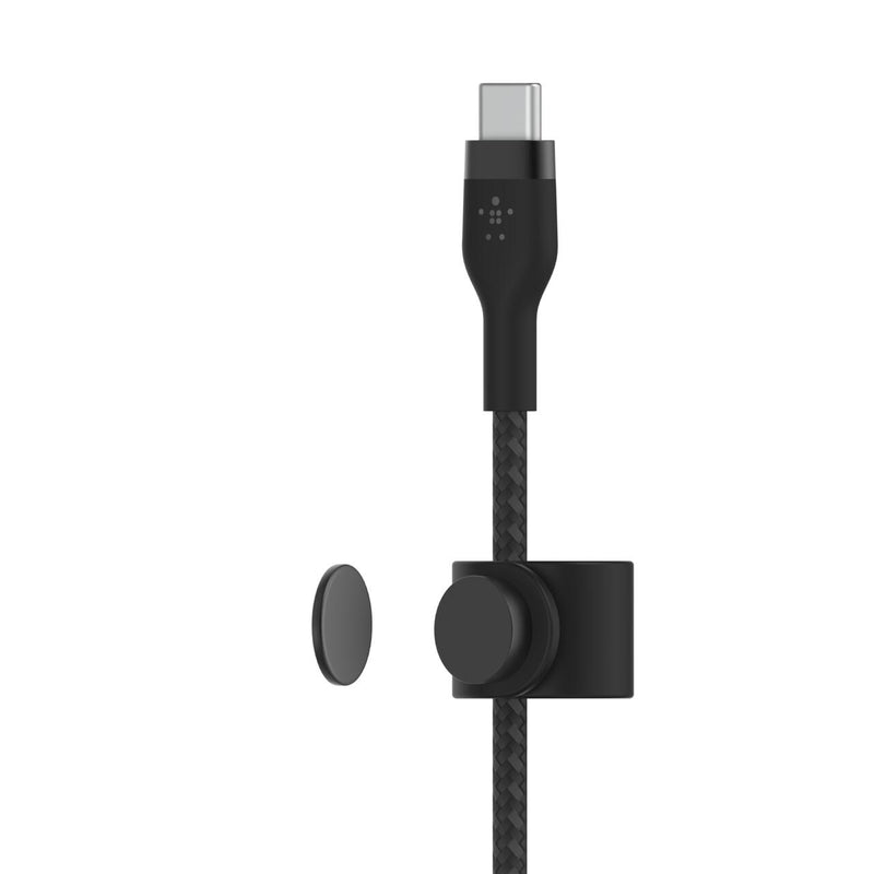 Belkin BoostCharge Pro Flex USB-C Kabel mit Lightning Connector (1m, Schwarz)