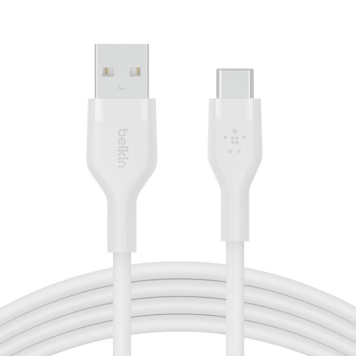 Belkin BoostCharge Flex USB-A auf USB-C Kabel (3m, Weiß)