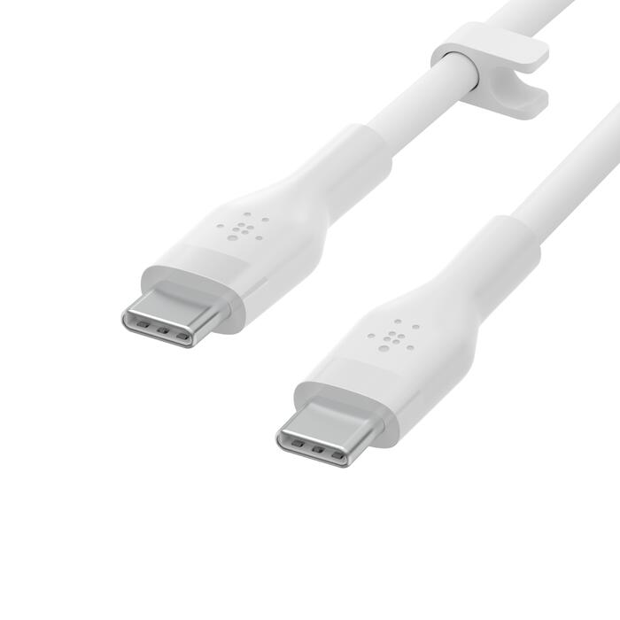 Belkin BoostCharge Flex USB-C auf USB-C Kabel (2m, Weiß)