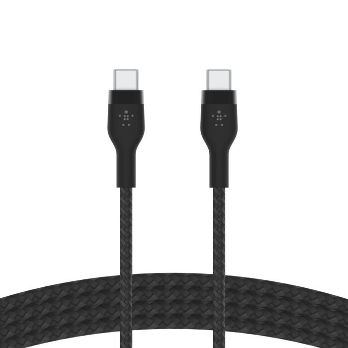 Belkin BoostCharge Pro Flex USB-C auf USB-C Kabel (1m, Schwarz)