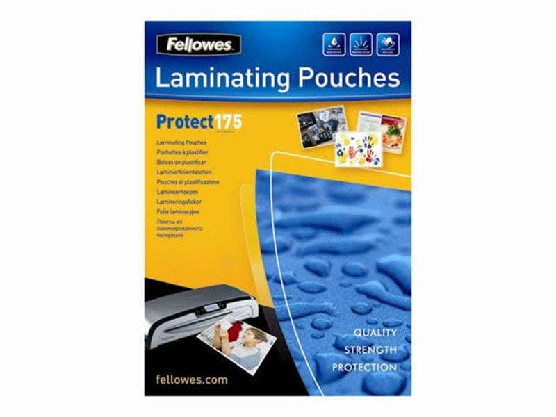 Fellowes A4 glänzende Laminierfolie 175 Mikron - 100er Pack