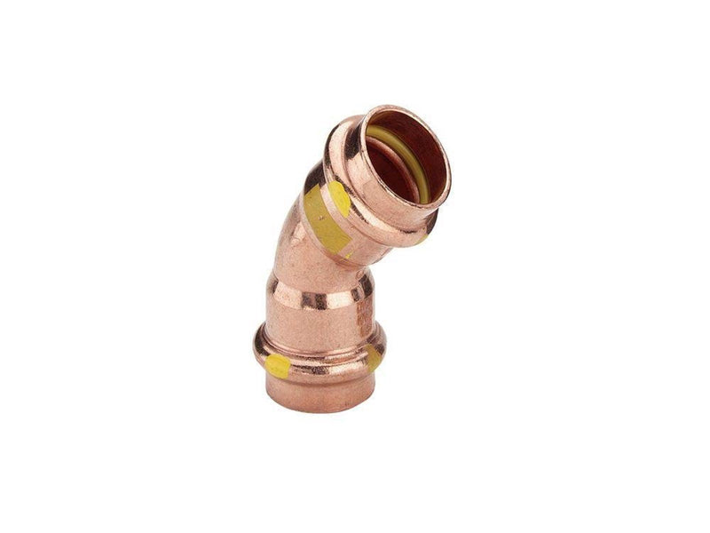 Viega Profipress G bend 45° 28 Copper/bright 345631