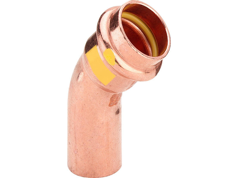 Viega Profipress G bend 45° 35 Copper/bright 345716