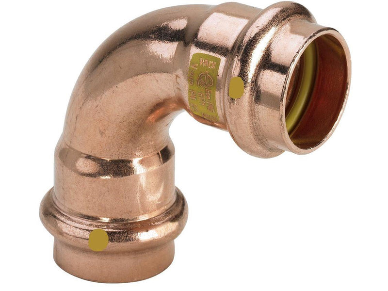 Viega Profipress G bend 90° 15 Copper/bright 345464