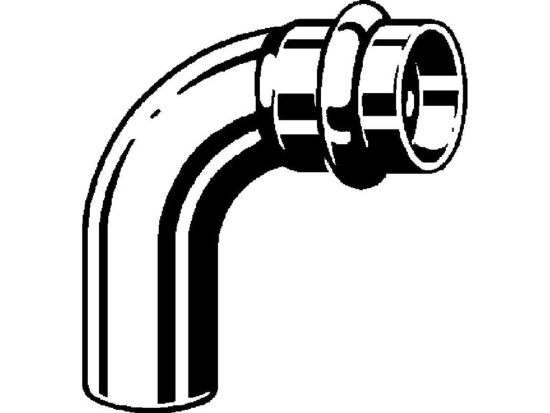 Viega Profipress G bend 90° 15 Copper/bright 345532