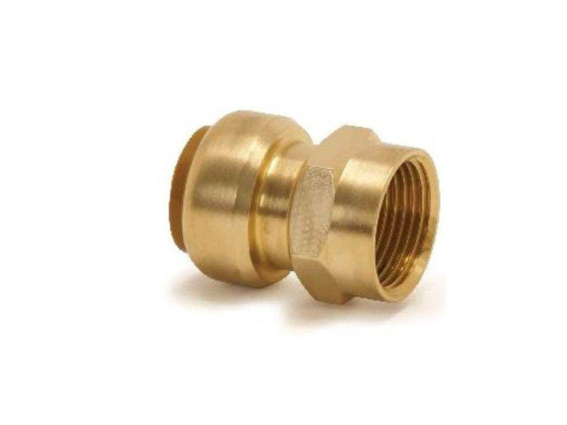 Broen Straight female connector. push-fit x bsp parallel female thread 15mm x 1/2