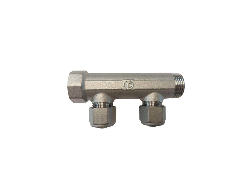 Pettinaroli Manifold cc50 tea 2 outlets 15/10 bi-502xt