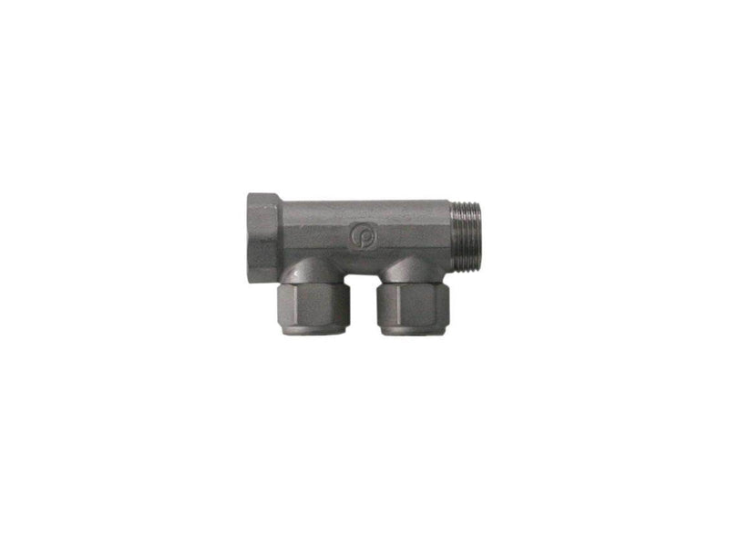 Pettinaroli manifold 2 outlets tea 15 mm
