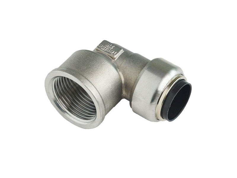 Roth female elbow 90° push-fit 22 mm x 3/4"