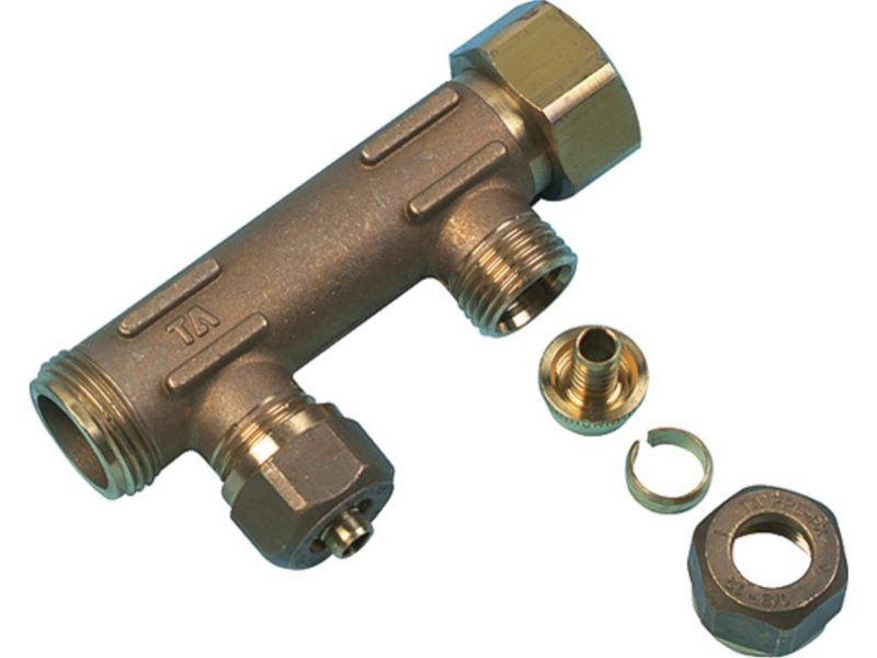 Uponor manifold male female thread pex wtr dr 3/4mt/ft 2x15 c/c50mm