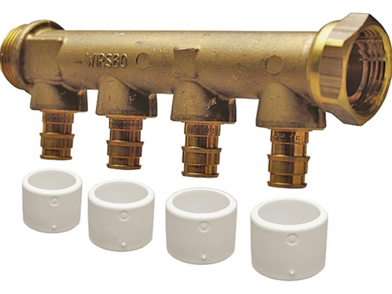 Uponor q&e manifold male thread swivel nkb dr 3/4mt/sn 3x15 c/c35mm