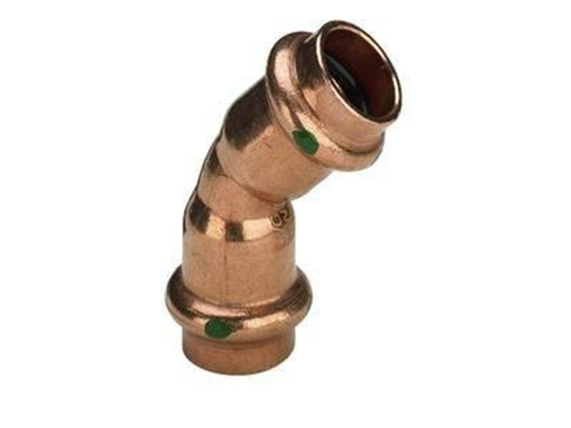 Viega Profipress bend 45° 15 Copper/bright 292348
