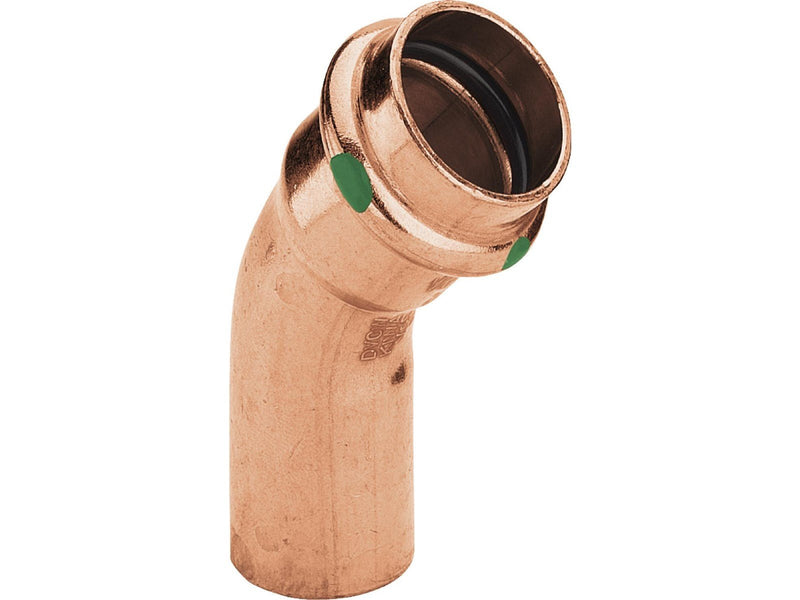 Viega Profipress bend 45° 15 Copper/bright 292508