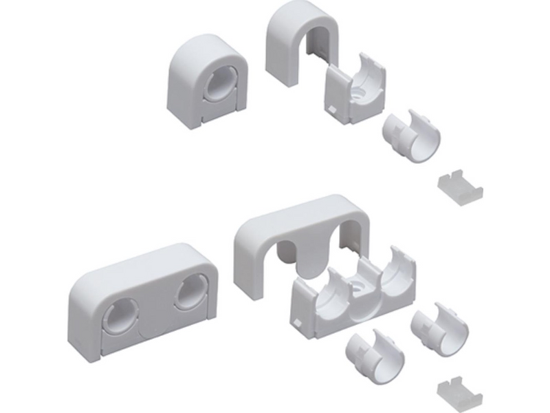 Uponor pipe clamp single 25-32 (white)