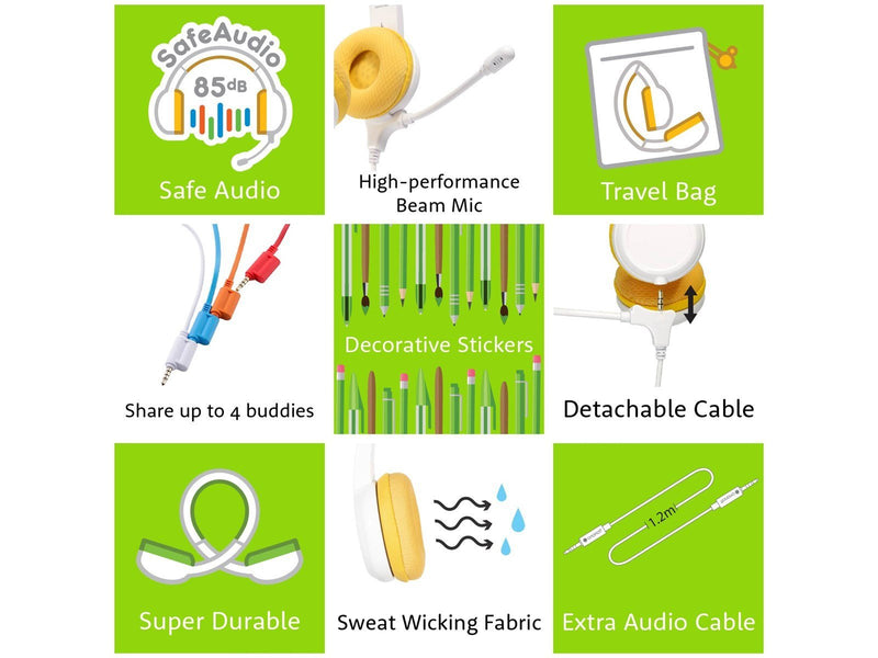 onanoff BuddyPhones School+ Green