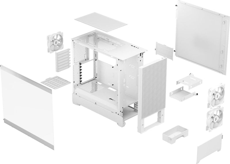 Fractal Design Pop Air RGB - TG White Clear Tint