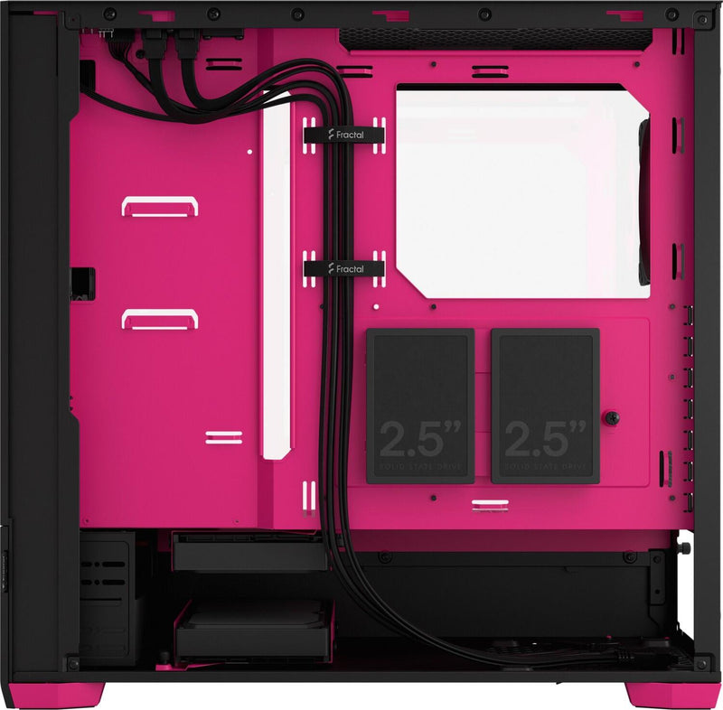 Fractal Design Pop Air RGB - Magenta Core TG Clear Tint