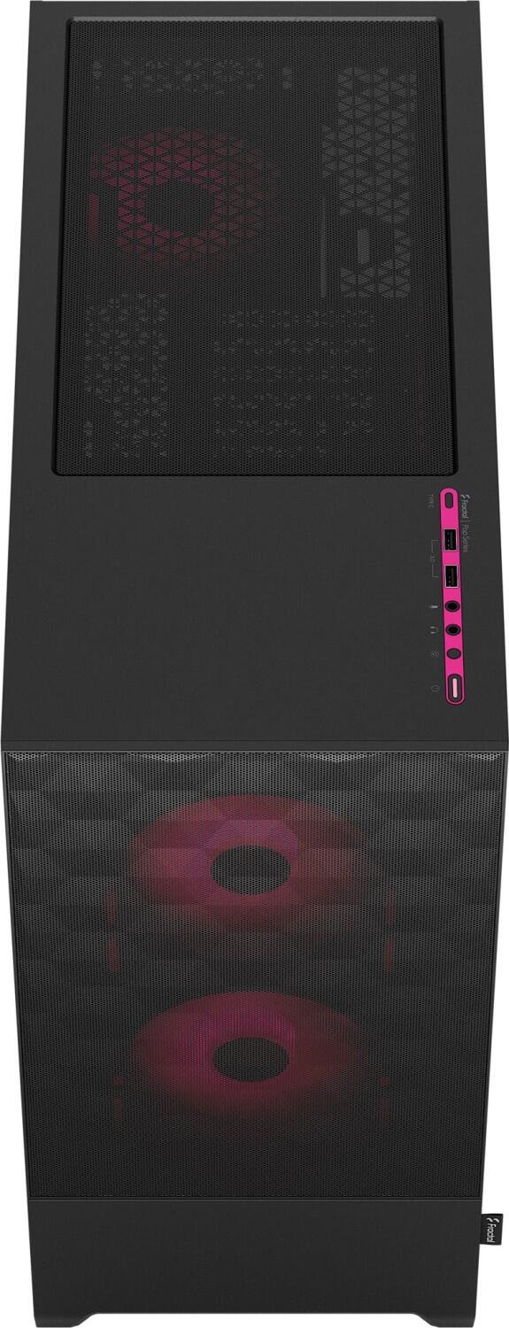 Fractal Design Pop Air RGB - Magenta Core TG Clear Tint