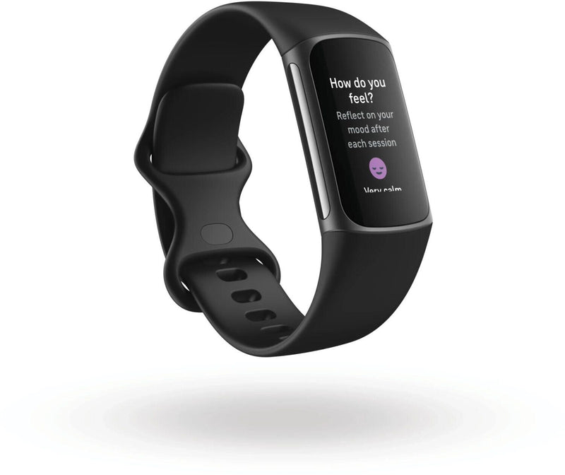 Fitbit Charge 5 Fitness Tracker, Graphit/Schwarz