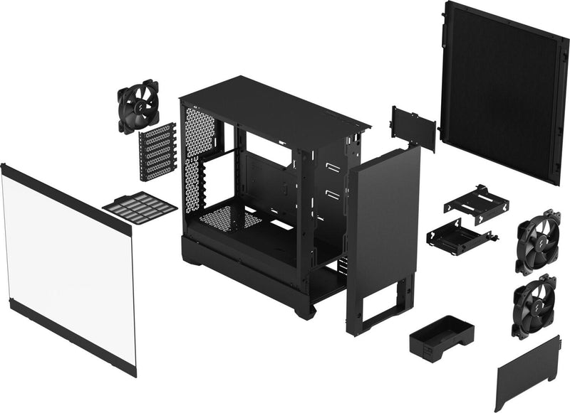 Fractal Design Pop Silent - Black TG Clear Tint