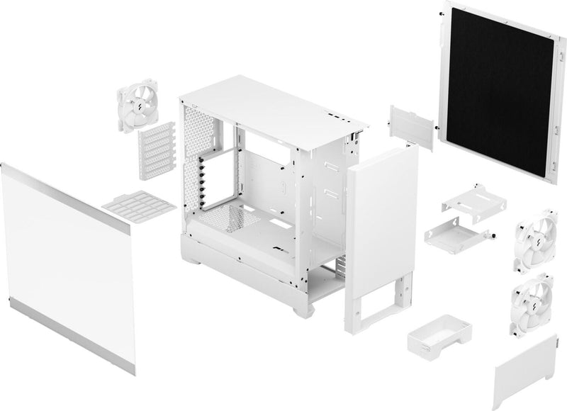 Fractal Design Pop Silent - White TG Clear Tint