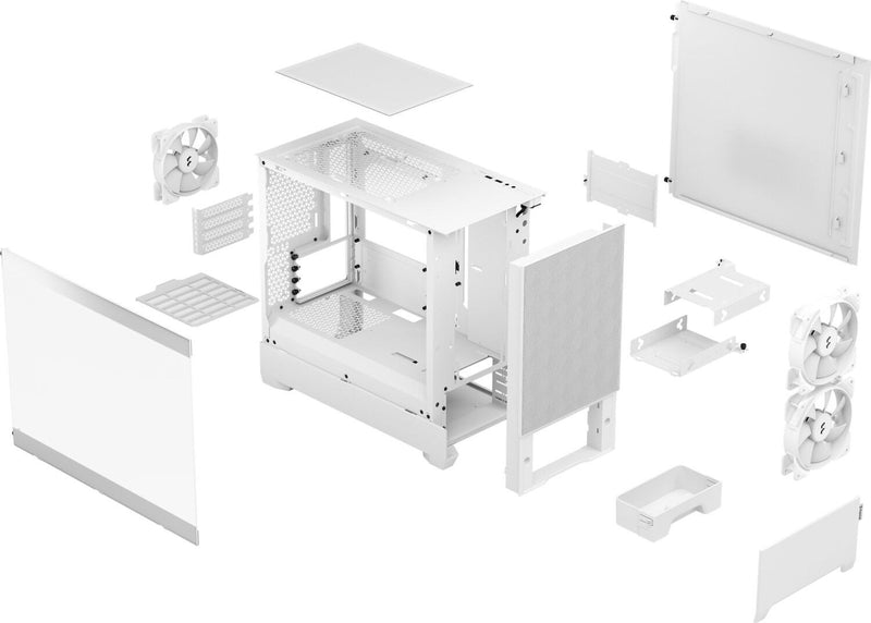 Fractal Design Pop Mini Air RGB - White TG Clear Tint