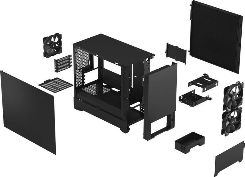 Fractal Design Pop Mini Silent - Black Solid