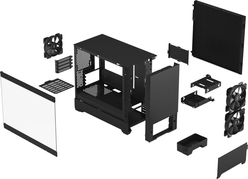 Fractal Design Pop Mini Silent - Black TG Clear Tint
