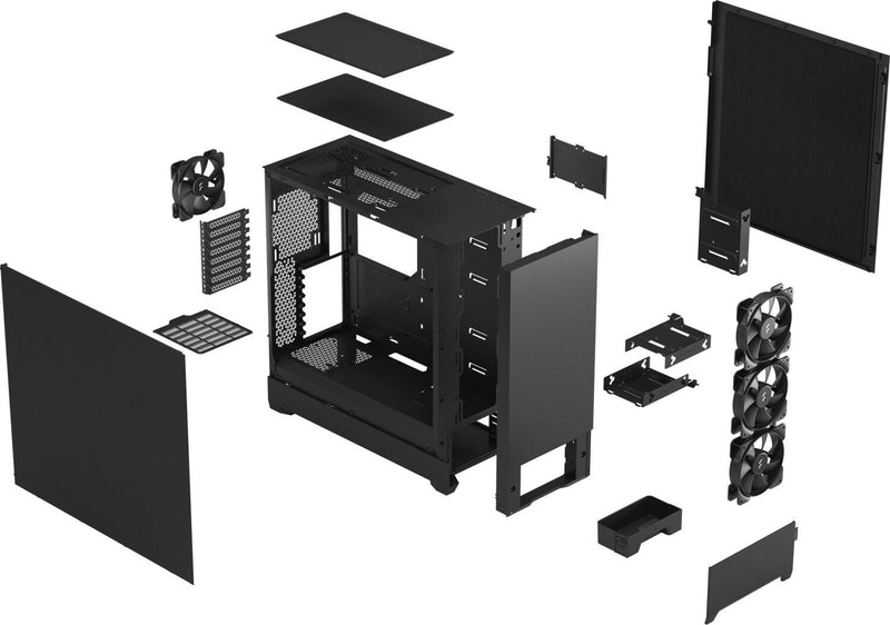 Fractal Design Pop XL Silent - Black Solid