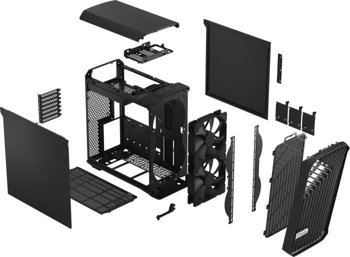 Fractal Design Torrent Compact - black Solid