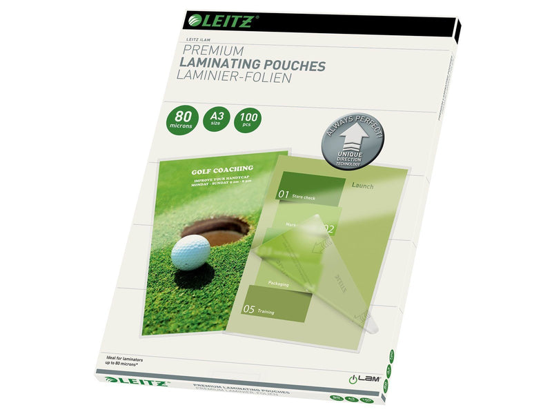 Leitz Lamination Pouches -  A3 (297 x 420 mm) lamination pouches