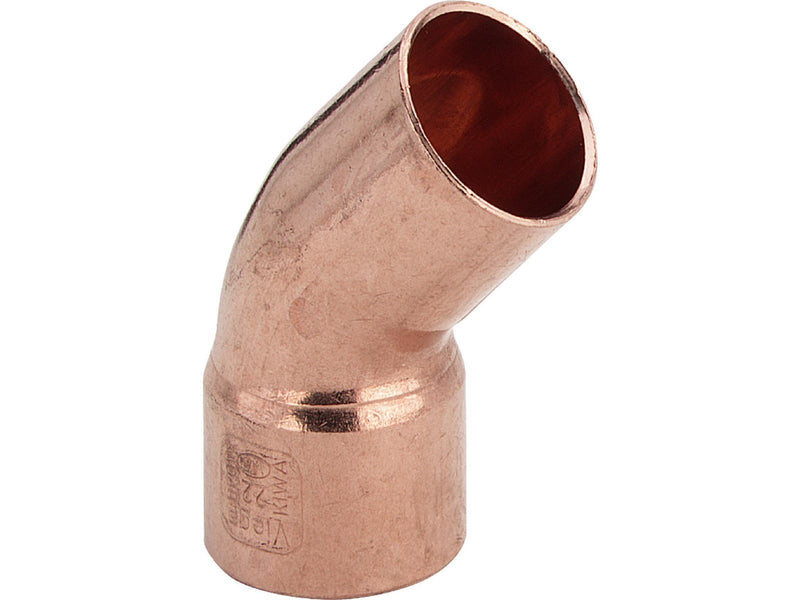 Viega Bend 45° nipple/socket 28 mm copper