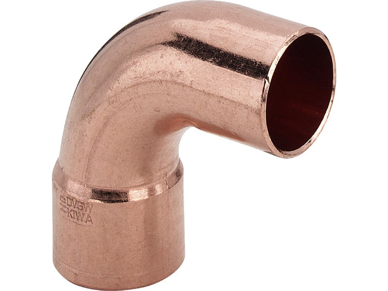 Viega Bend 90° nipple/socket 22 mm copper