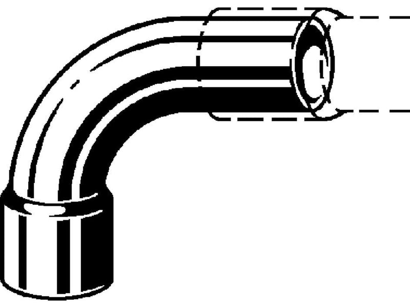 Viega Bend 90° nipple/socket 22 mm copper