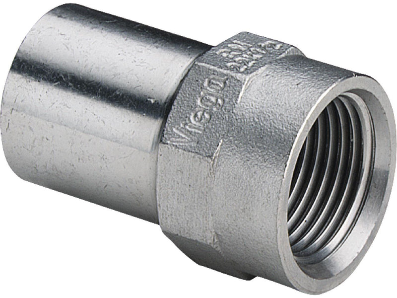 Viega Sanpress Inox insert piece 22 x 1/2" stainless steel 436827