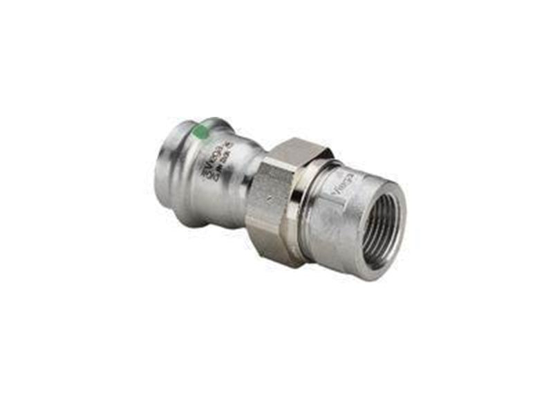 Viega Sanpress Inox transition fitting 28 x 1" Stainless steel/bright 437534
