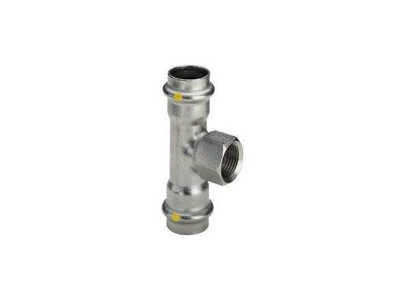 Viega Sanpress Inox Tee 54mm x 1/2" x 54mm stainless steel