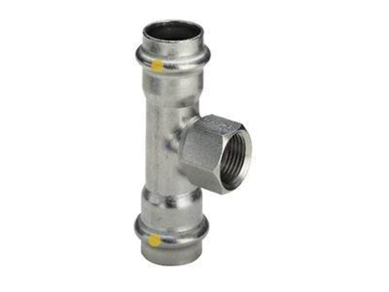Viega Sanpress Inox Tee 18mm x 3/4" x 18mm stainless steel