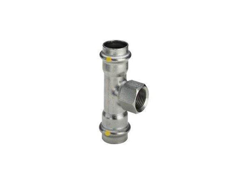 Viega Sanpress Inox Tee 22mm x 3/4" x 22mm stainless steel