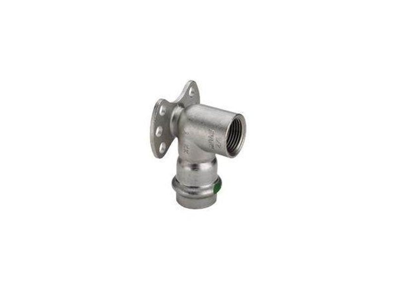 Viega Sanpress Inox deck angle 15 mm x 1/2" stainless steel