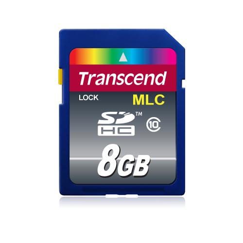 Transcend SDHC Class 10 Speicherkarte 8 GB