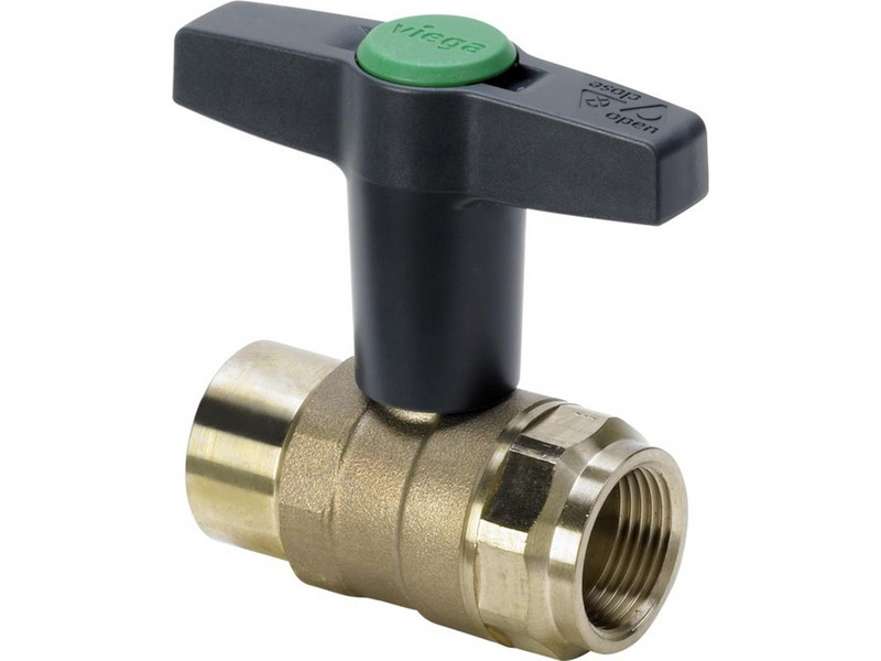 Viega Easytop ball valve socket/socket 2" gunmetal