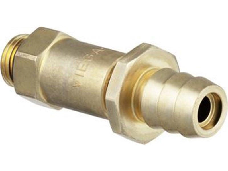 Viega Easytop drain valve 1/4" gunmetal