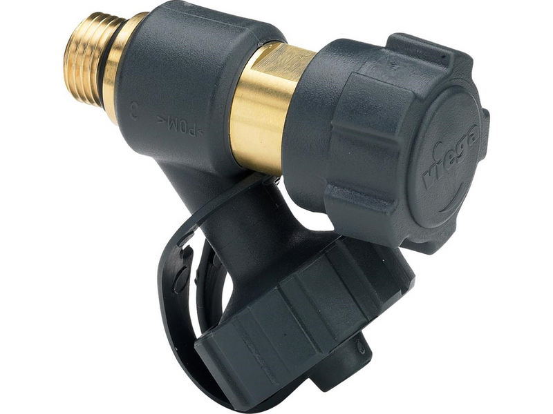 Viega Easytop drain valve 1/4" gunmetal