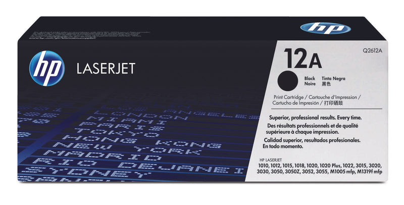 HP Original 12A Toner schwarz 2.000 Seiten (Q2612A)