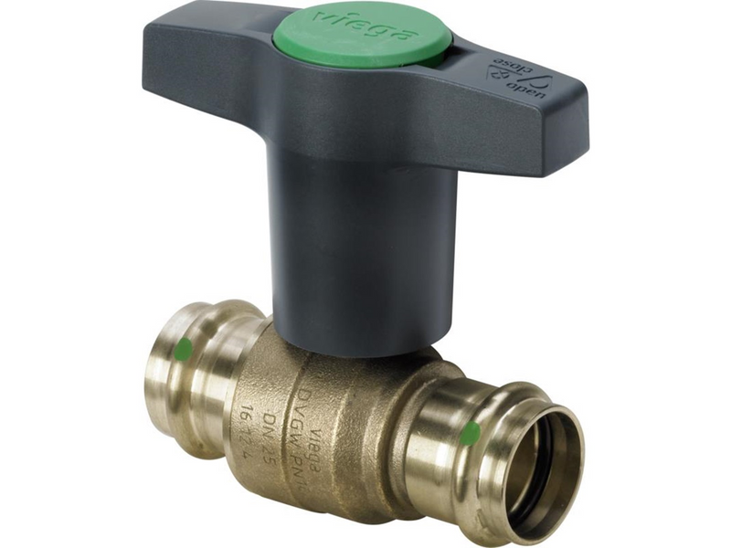 Viega Easytop ball valve 54 mm gunmetal