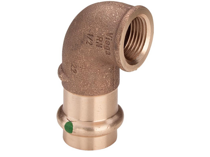 Viega Sanpress transition angle 90° 22 x 1/2" mm