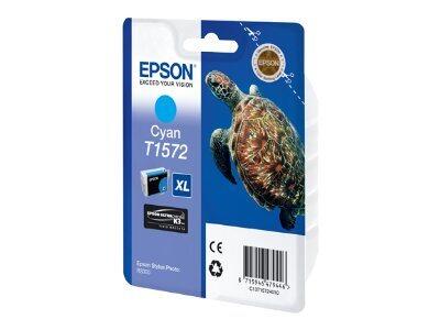 Epson Original T1572 Ultra Chrome K3 Druckerpatrone cyan 25ml (C13T15724010)